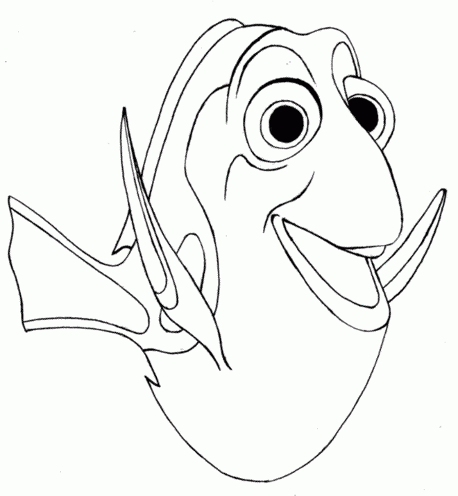 Finding nemo coloring pages