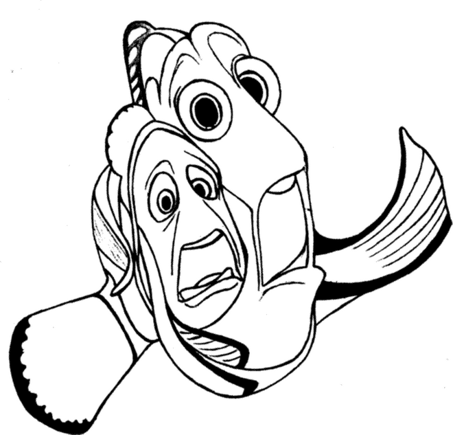 Finding nemo coloring pages