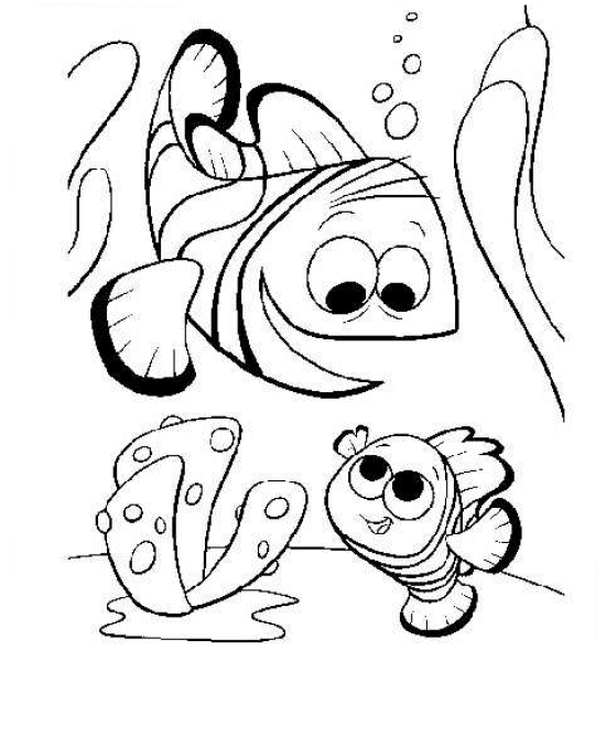 Finding nemo coloring pages