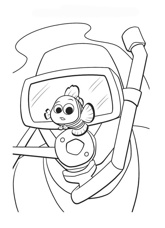 Finding nemo coloring pages