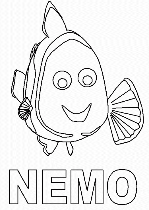 Finding nemo coloring pages