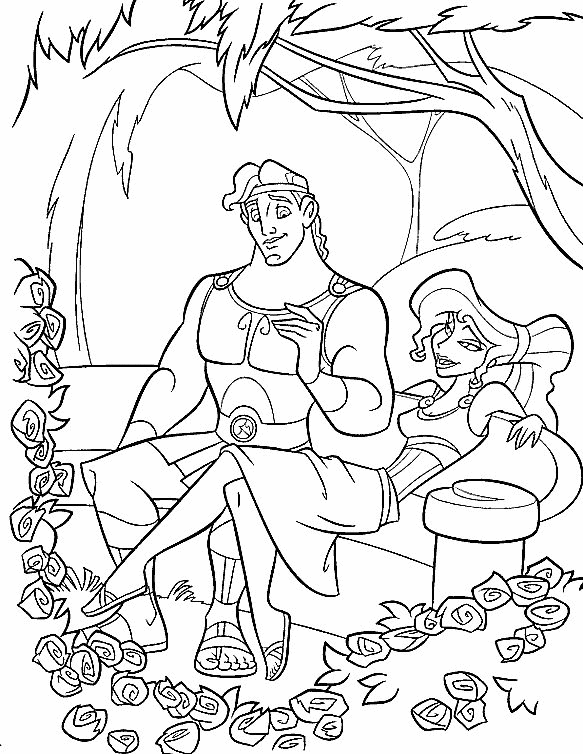 Hercules coloring pages