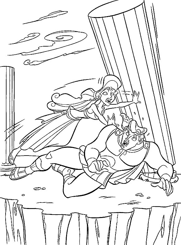 Hercules coloring pages