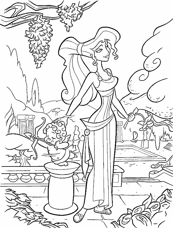 Hercules coloring pages