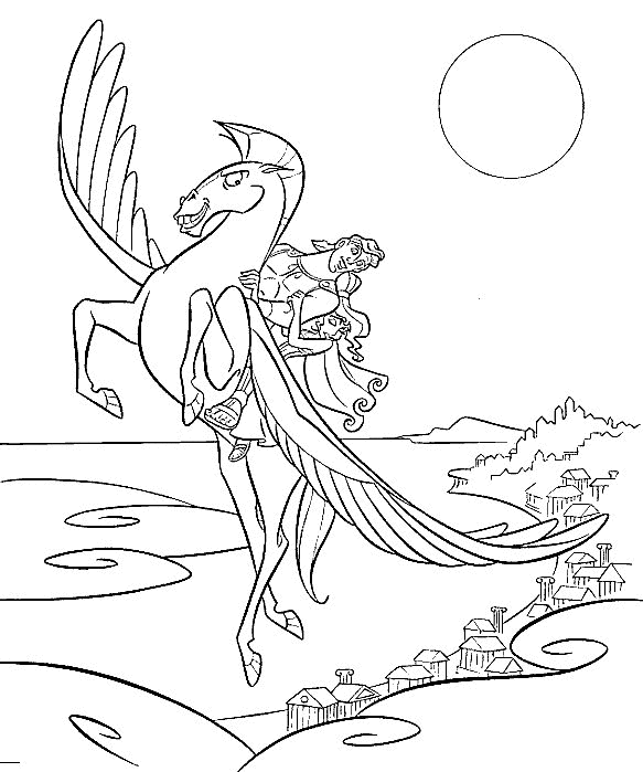 Hercules coloring pages