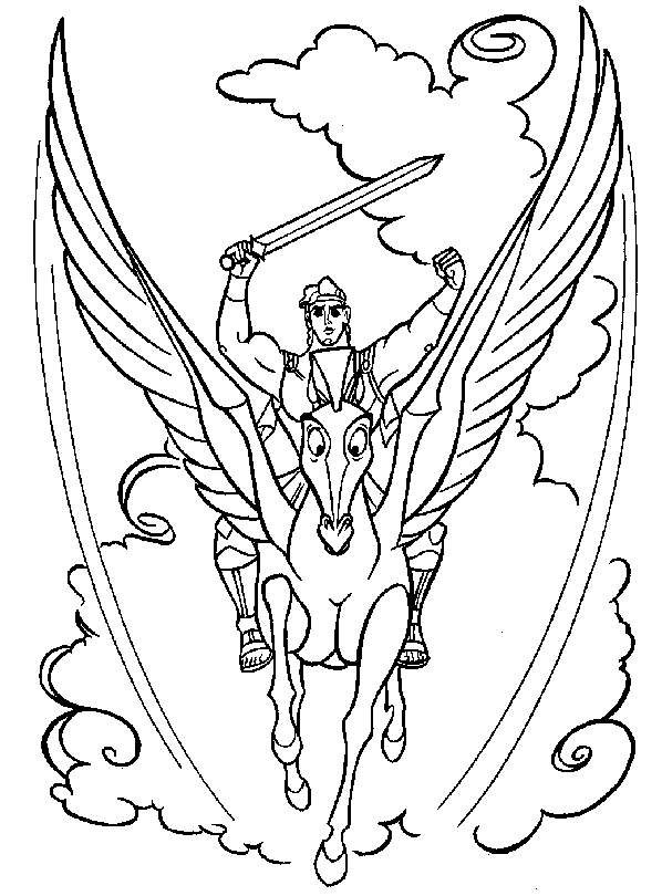 Hercules coloring pages