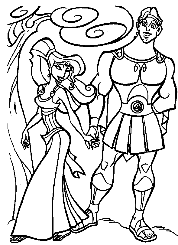 Hercules coloring pages