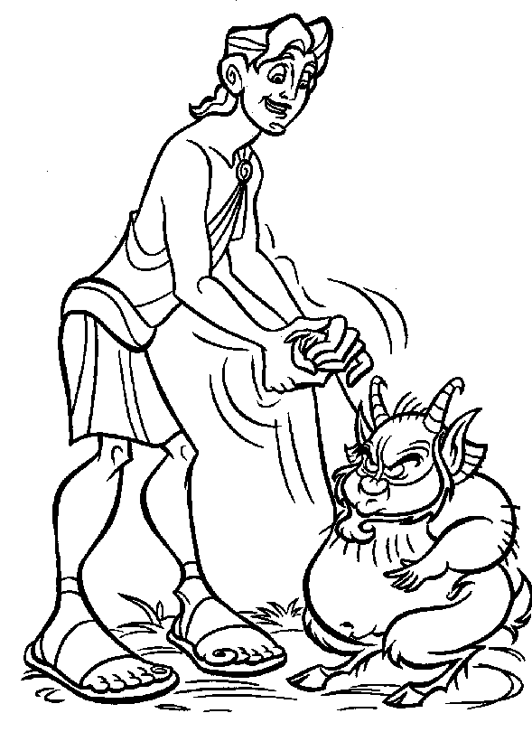 Hercules coloring pages