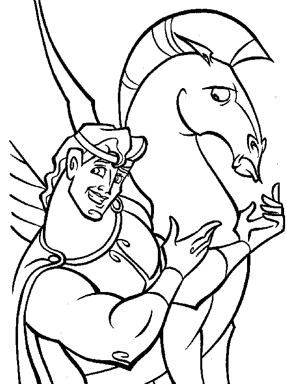 Hercules coloring pages