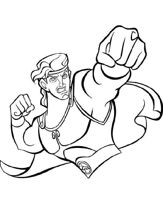 Hercules coloring pages