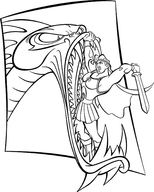 Hercules coloring pages