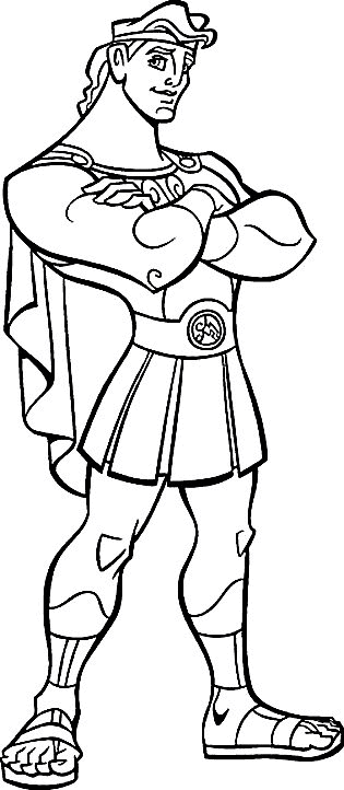 Hercules coloring pages