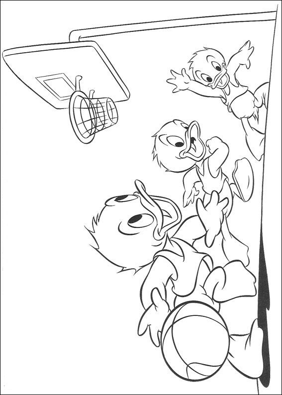 Huey dewey and louie coloring pages
