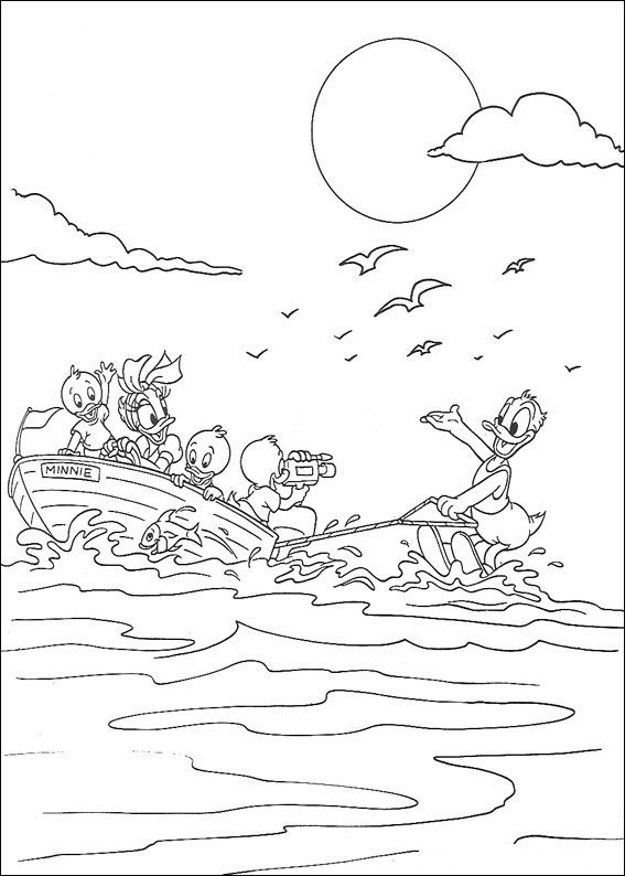 Huey dewey and louie coloring pages