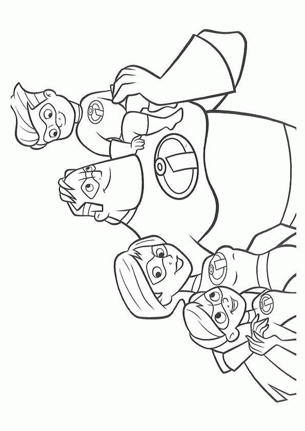 Incredibles coloring pages