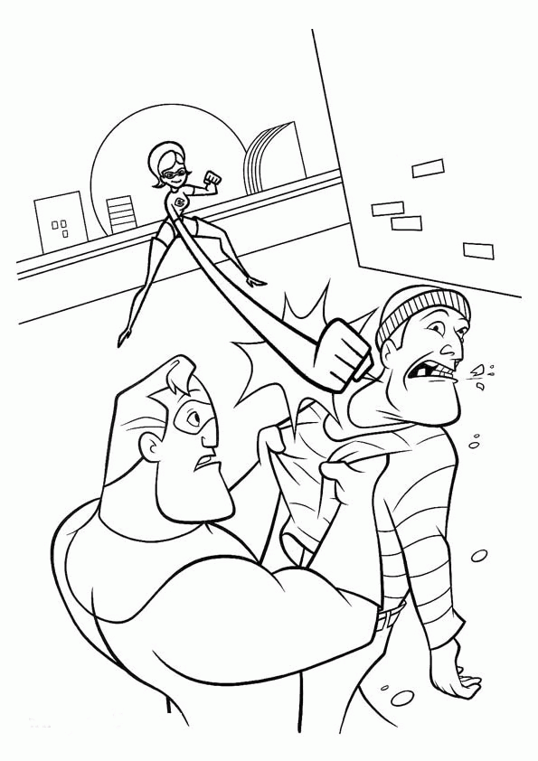 Incredibles coloring pages