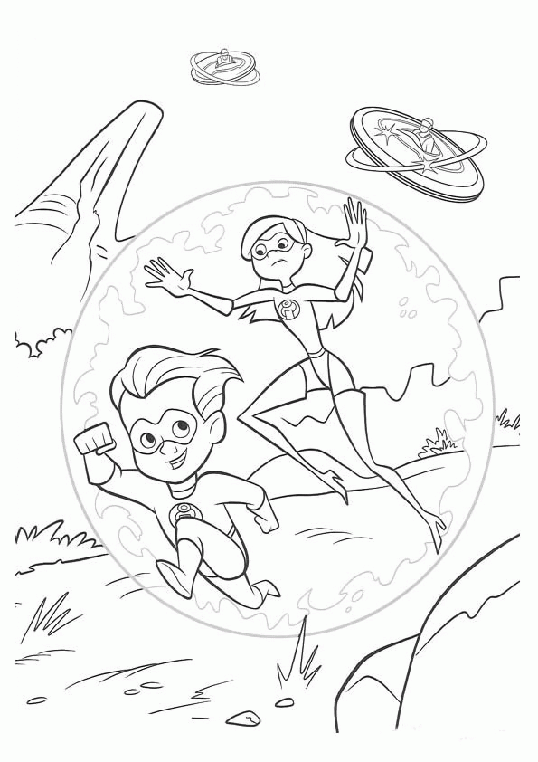Incredibles coloring pages