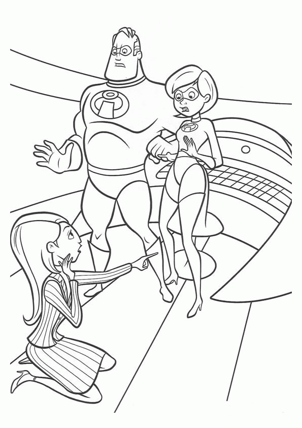 Incredibles coloring pages