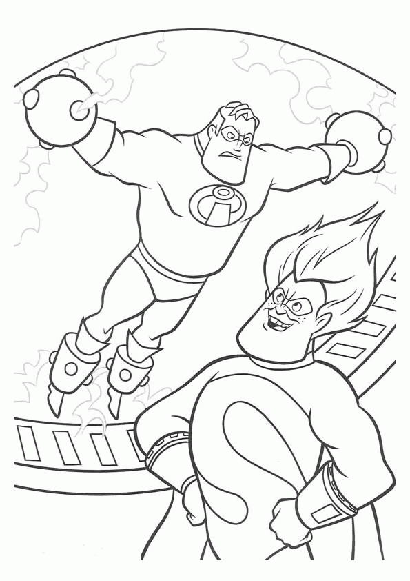 Incredibles coloring pages