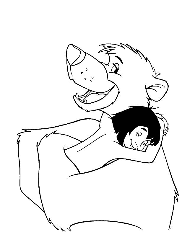 Junglebook coloring pages