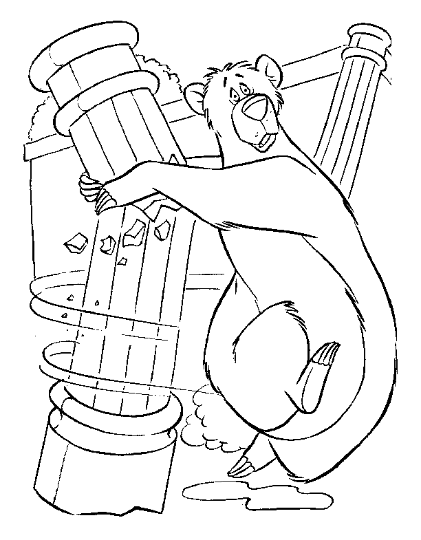 Junglebook coloring pages