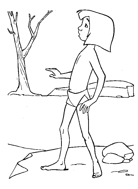 Junglebook coloring pages