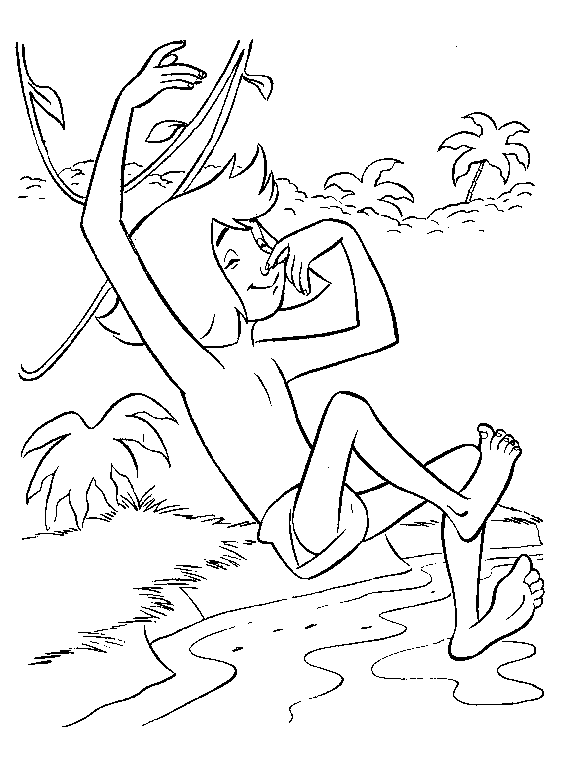 Junglebook coloring pages