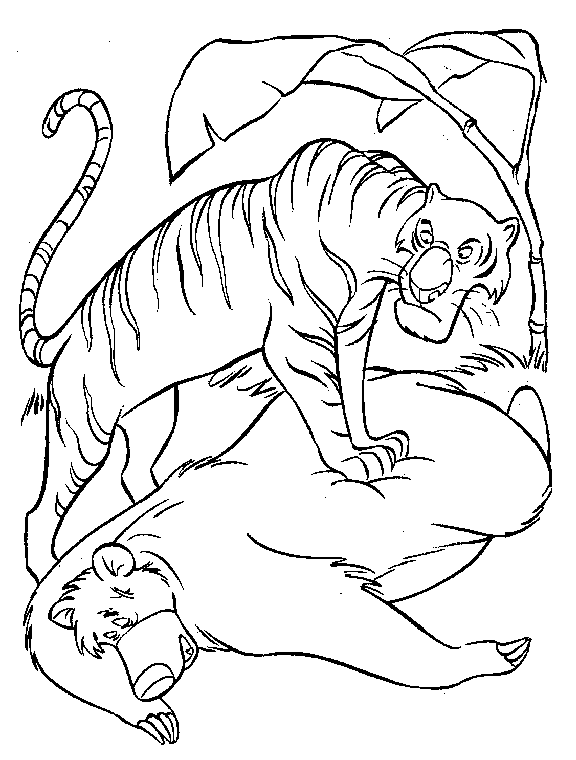 Junglebook coloring pages