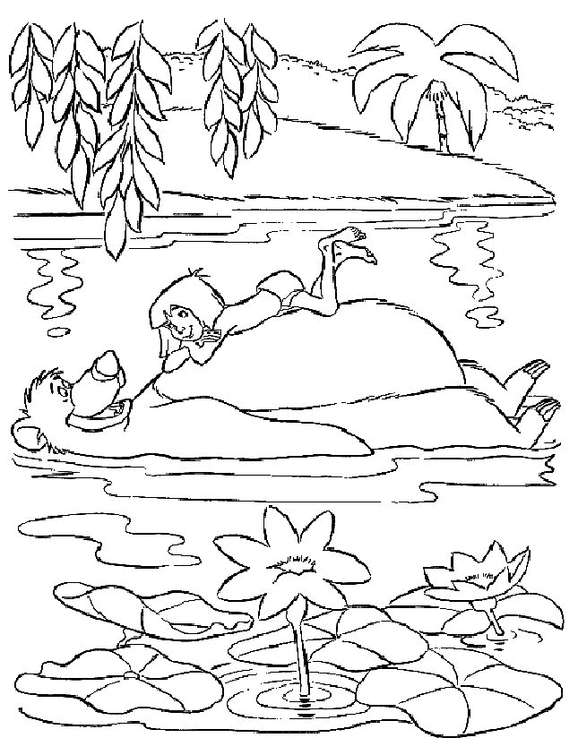 Junglebook coloring pages