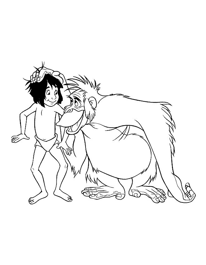 Junglebook coloring pages