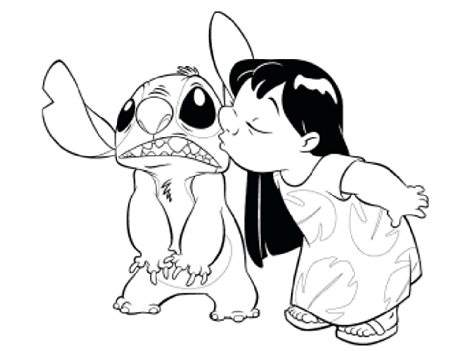 Lilo and stich coloring pages