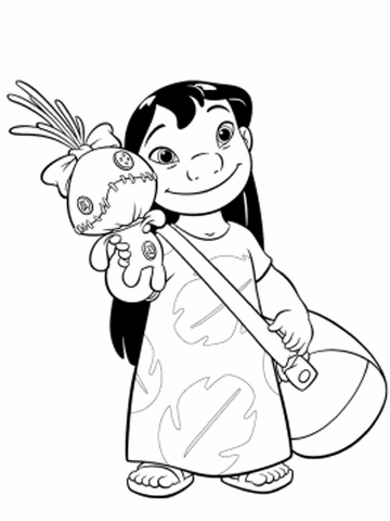 Lilo and stich coloring pages
