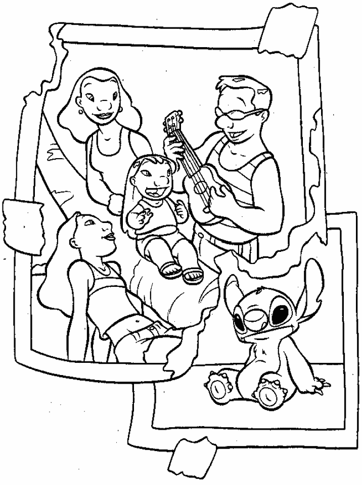 Lilo and stich coloring pages