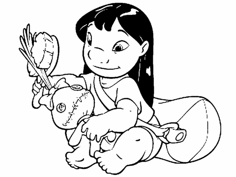 Lilo and stich coloring pages