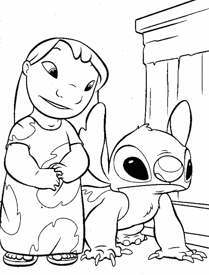 Lilo and stich coloring pages