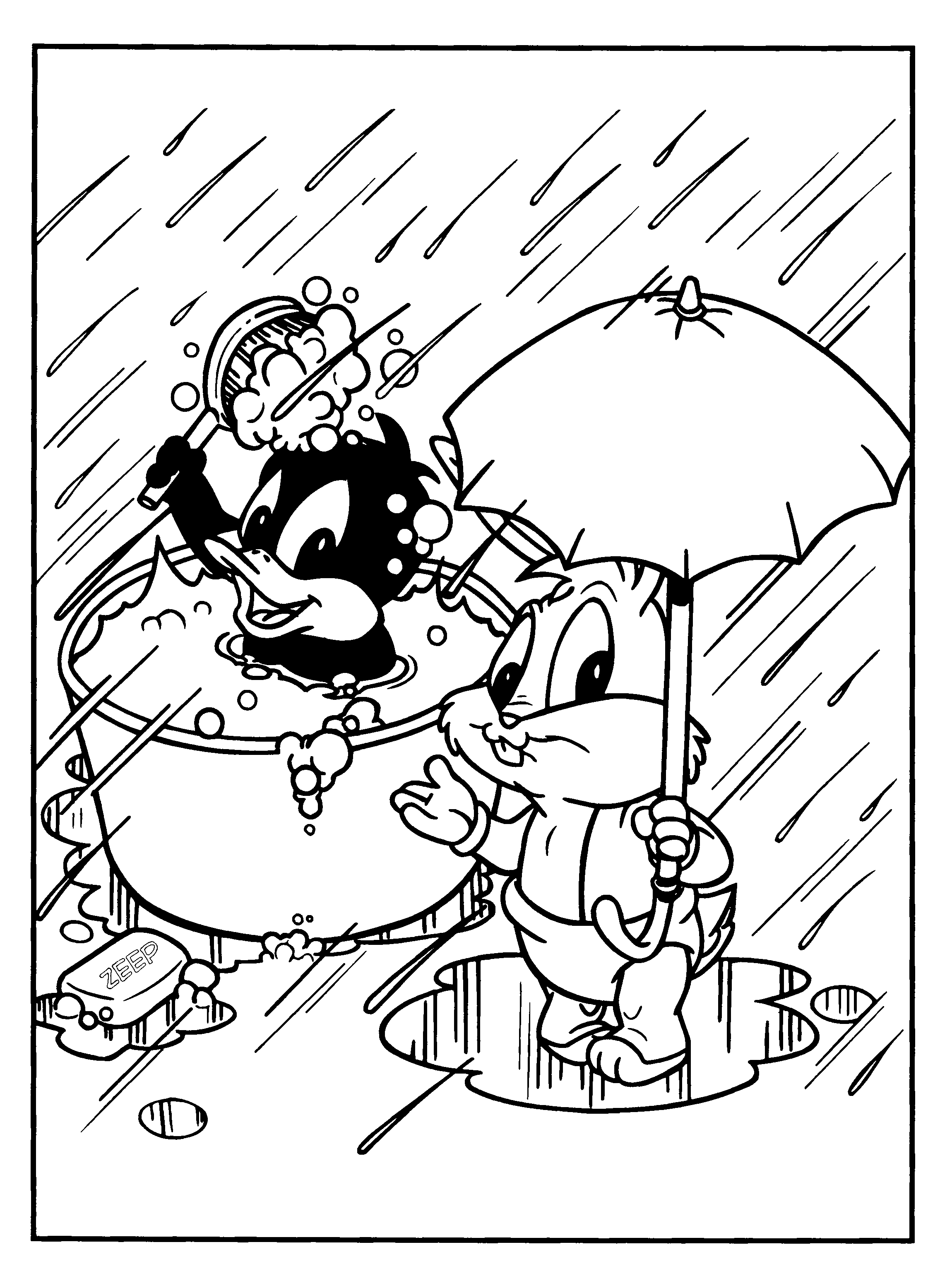 Looney tunes coloring pages