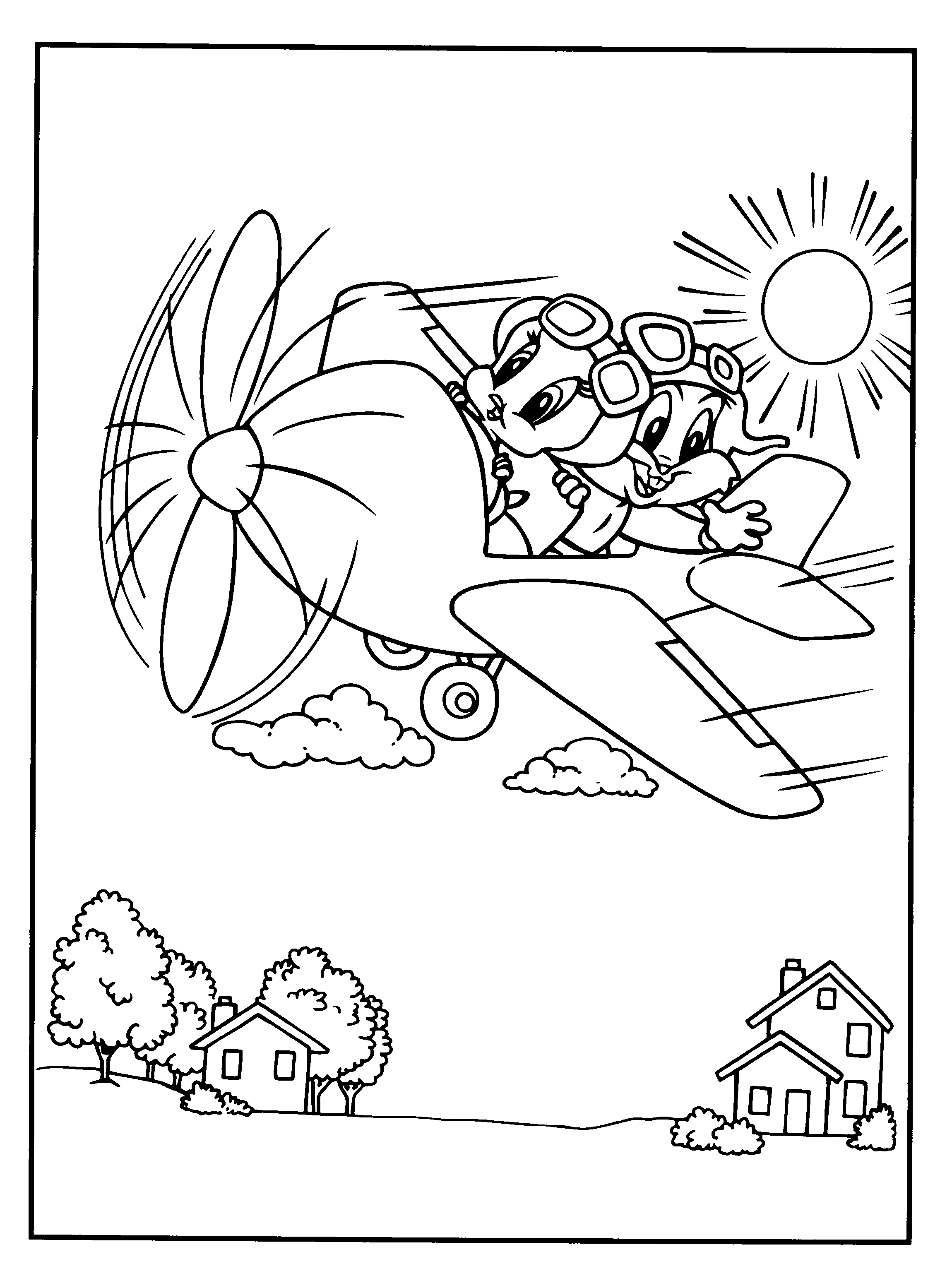 Looney tunes coloring pages