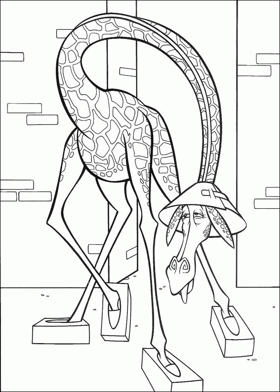 Madagascar coloring pages