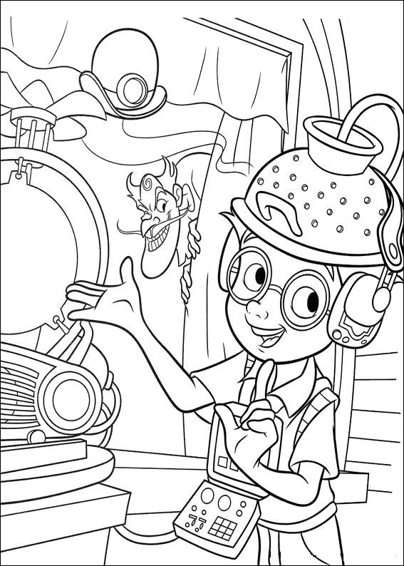 Meet the robinsons coloring pages