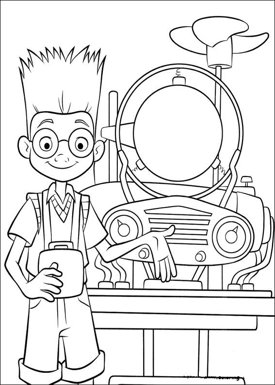 Meet the robinsons coloring pages