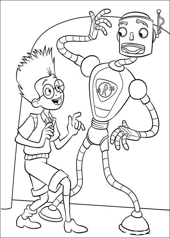 Meet the robinsons coloring pages