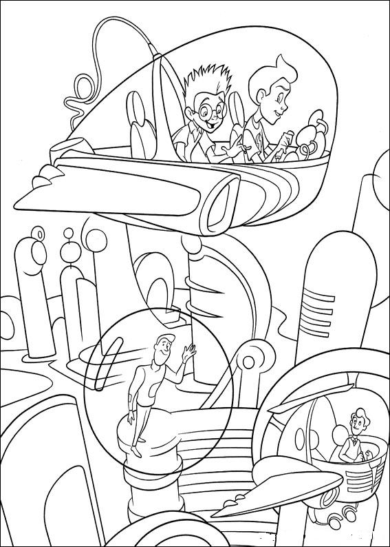 Meet the robinsons coloring pages