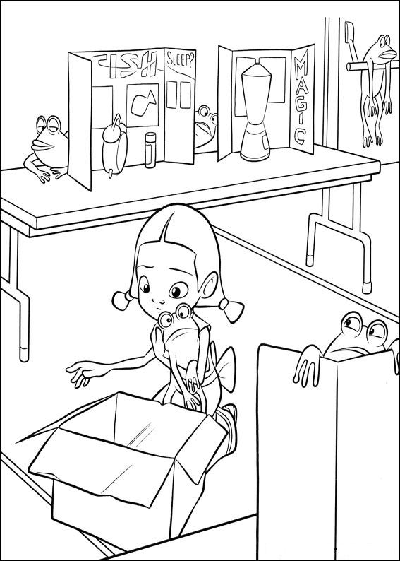 Meet the robinsons coloring pages