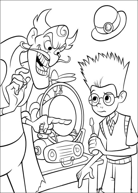 Meet the robinsons coloring pages