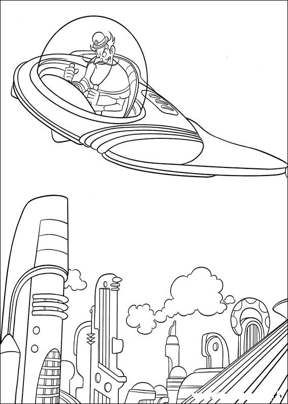 Meet the robinsons coloring pages