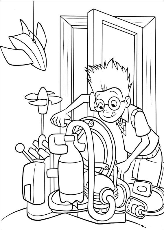 Meet the robinsons coloring pages