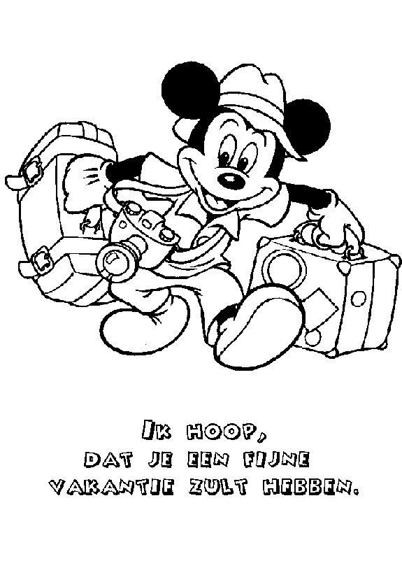 Mickey mouse coloring pages