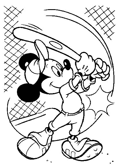 Mickey mouse coloring pages