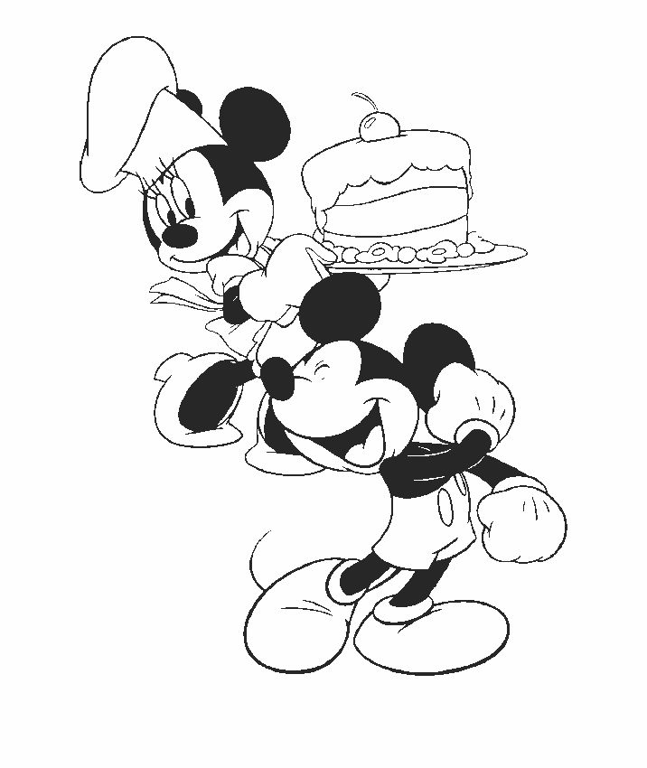 Mickey mouse coloring pages