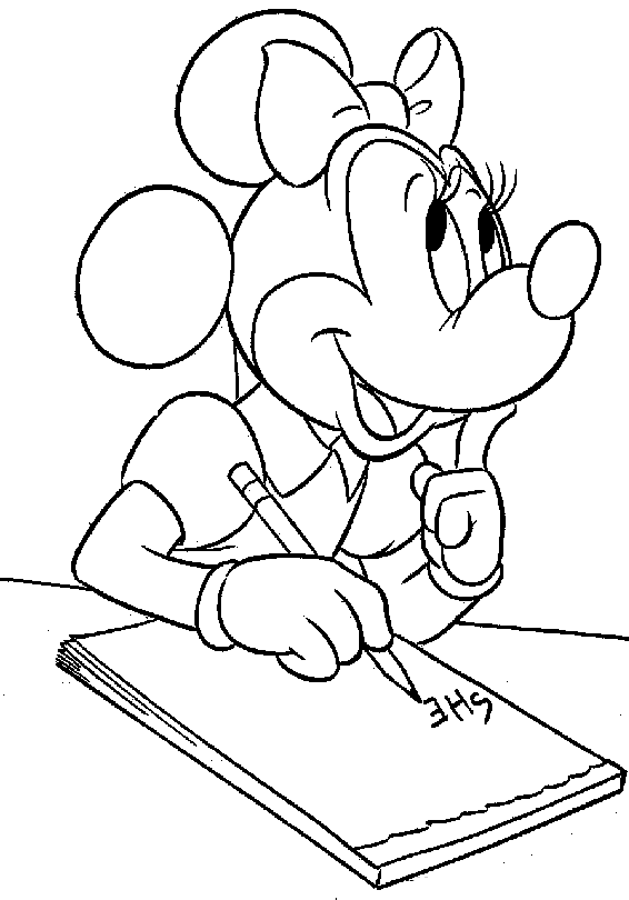 Mickey mouse coloring pages